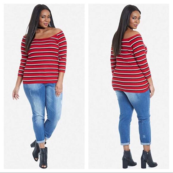 Fashion to Figure stripe sweater - Picture 3 of 6